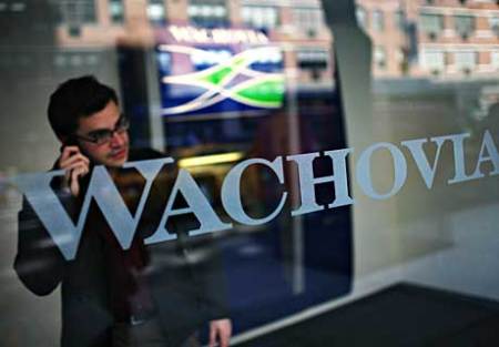 Wachovia was bought on monday.